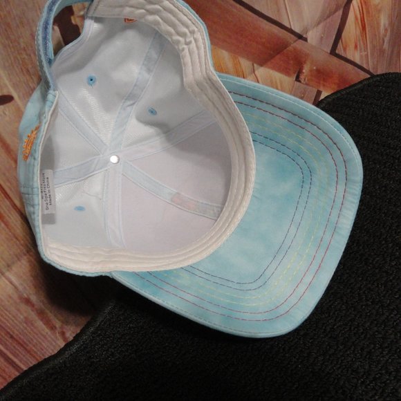 Dog is love Colorful Dog ball cap~EUC~tie dye blue, hook & loop back~Dog… - Picture 8 of 8